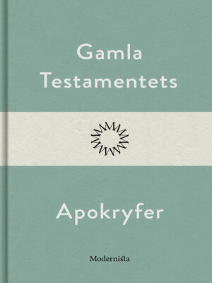 cover image of Gamla Testamentets Apokryfer